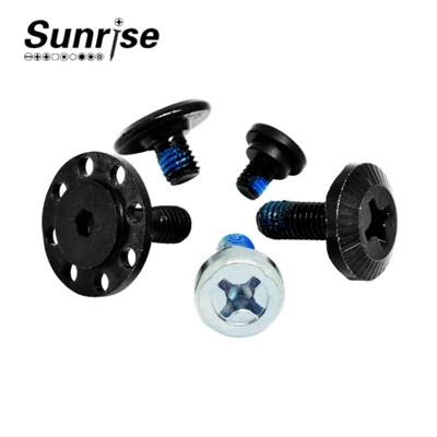 Ál 304 Blue Flat Head Cross Torx axlarskrúfa