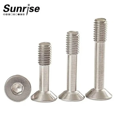 Flat Head Allen Key Hex Socket Metal Captive Skrúfur