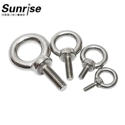 Ryðfrítt stál 6mm snittari augnbolti, DIN580